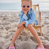 Pink Glitter Unicorn Slides