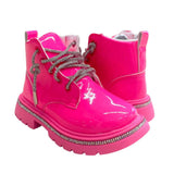 Hot Pink Crystal Boots