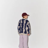 Hooded Sweater & Balloon Pants - Iris Fleece