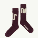 Sock | Burgandy