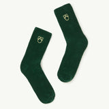 Terry Sock | Dark Green Knit