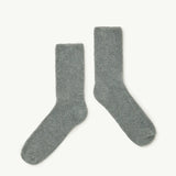 Terry Sock | Grey Melange Knit
