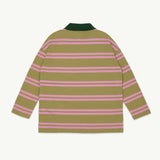 Polo Shirt | Cedar Stripe