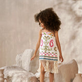The Embroidered Zoya Dress | Off-White