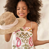 The Embroidered Zoya Dress | Off-White