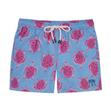 Turtle Swim Shorts | Pink/Blue