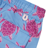 Turtle Swim Shorts | Pink/Blue