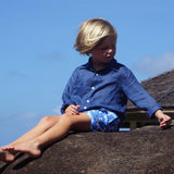 Linen Shirt | Ensign Blue