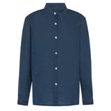 Linen Shirt | Ensign Blue