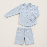 Shirt & Bermuda Shorts Set | Porcelain