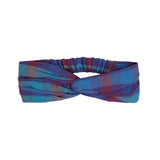 Headband - Purple Multi Check