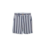 Shirt & Stripe Short Set| Blue