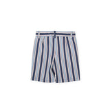 Shirt & Stripe Short Set| Blue