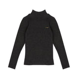 Tara Turtle Neck | Dark Grey Melange