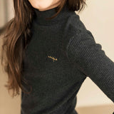 Tara Turtle Neck | Dark Grey Melange