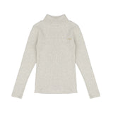 Tara Turtle Neck | Light Grey Melange