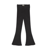 Teddy Flared Leggings | Dark Grey Melange