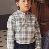 Emily GN Shirt | Navy Sky Blue