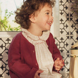 Rizette Baby Cardigan | Red Wine