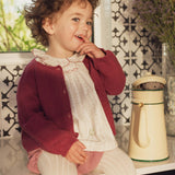 Rizette Baby Cardigan | Red Wine