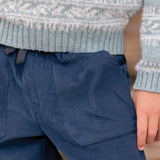 Batcha Trousers | Blue Raw