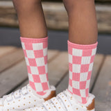 Damier Socks | Rose Pinkyee
