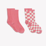Damier Socks | Rose Pinkyee