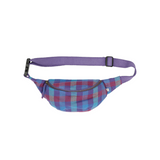 Fanny Pack Bag | Purple Multi Check
