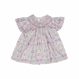 Bergénie Blouse | Lilac/Pink Garden Print