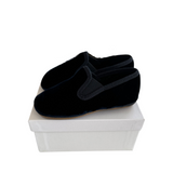 Pepe Navy Velvet Slip On Shoes