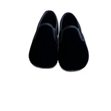 Pepe Navy Velvet Slip On Shoes