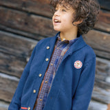 Hubert Cardigan | Blue Brut