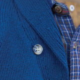 Hubert Cardigan | Blue Brut