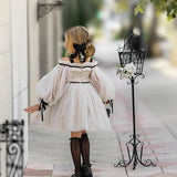 Coco-Caramel Tulle Dress