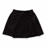 Foglio Striped Skirt | Black