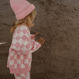 Knitted Jumper & Pant Set | Baby Pink