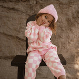 Knitted Jumper & Pant Set | Baby Pink