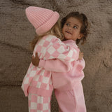 Knitted Jumper & Pant Set | Baby Pink