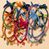 Bandana Necklace with Charms