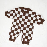 Knitted Lounge Suit | Chocolate
