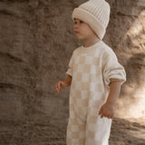 Knitted Lounge Suit | Cream