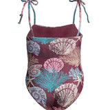 Vivi One Piece | Burgundy Coral