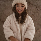 Teddy Reversible Jacket | Beige