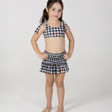 Smocked Skirt | Gingham Emoji