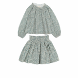 Speckle Blouse & Skirt | Alpine Green