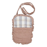 Mimosa Smocked Shoulder Bag | Cafe Au lait