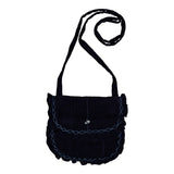 Mimosa Smocked Shoulder Bag | Navy