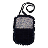 Mimosa Smocked Shoulder Bag | Navy
