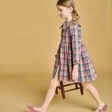 Colette Dress | Pink Aurora Tartan