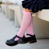 Lace Top Knee High Socks